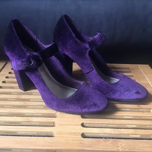 Purple Vintage Style Heels